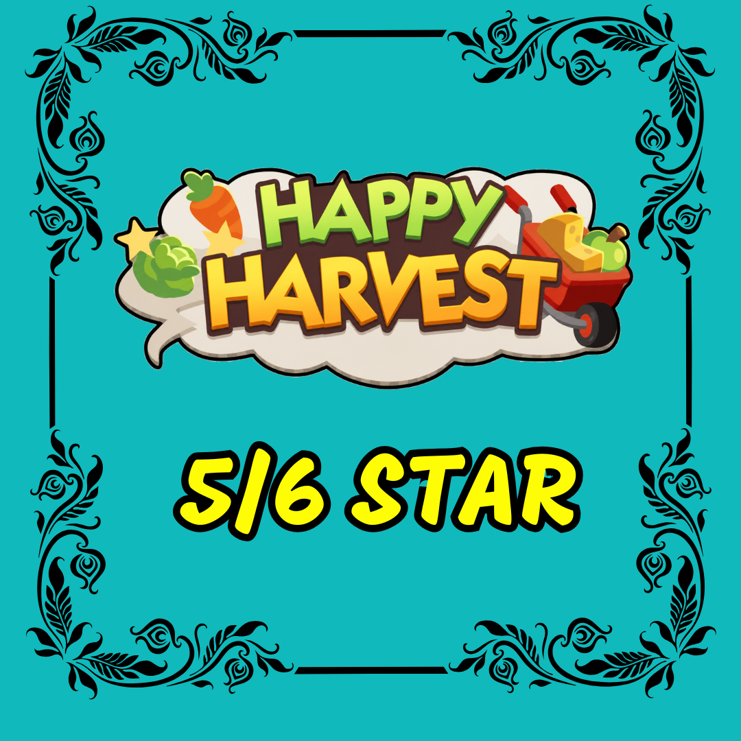 Happy Harvest Album - 5/6 Star Monopoly Go Sticker