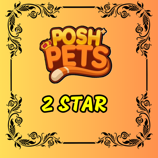 Posh Pet Album - 2 Star Monopoly Go Sticker