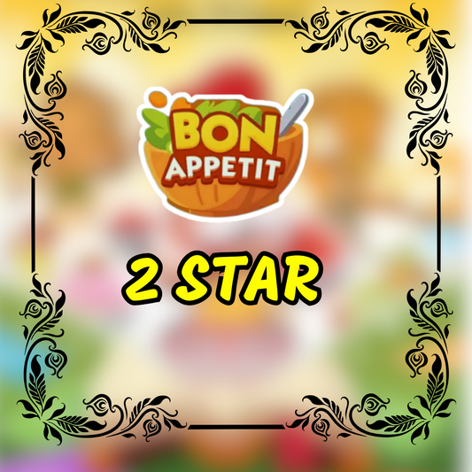 Bon Appetit Album - 2 Star Monopoly Go Sticker
