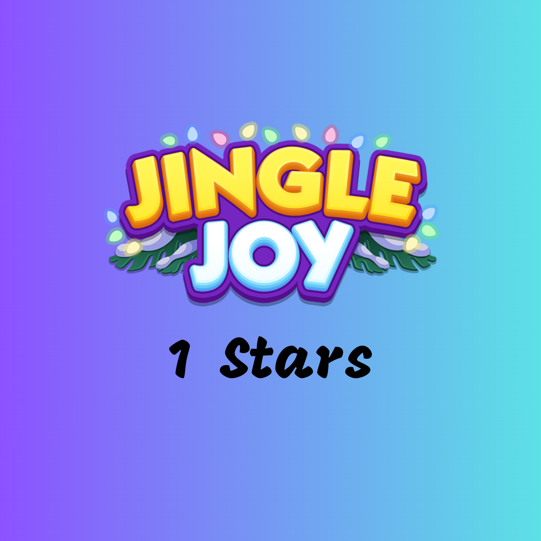 Monopoly Go Jingle Joy Album - 1 Star Sticker