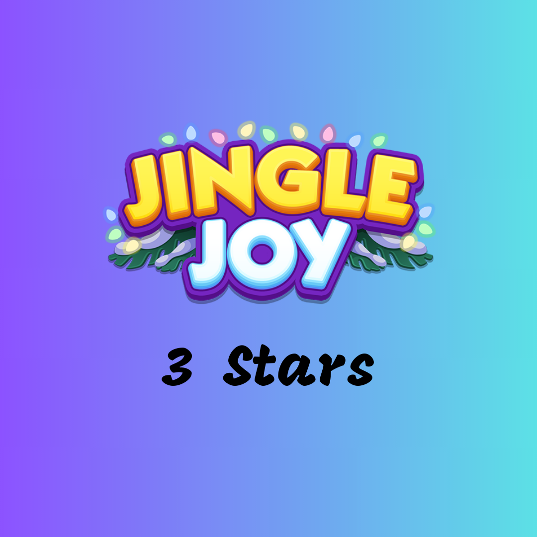 Monopoly Go Jingle Joy Album - 3 Star Sticker