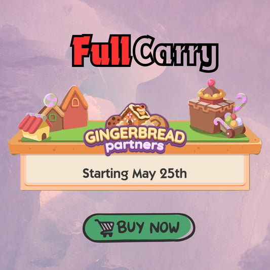 Gingerbread Partner Event Full Carry Slot - Monopoly Go