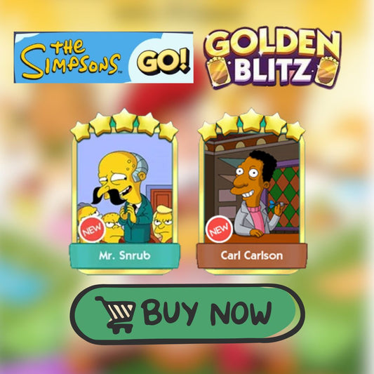 Golden Blitz - Carl Carlson Set18 and Mr. Snrub Set21
