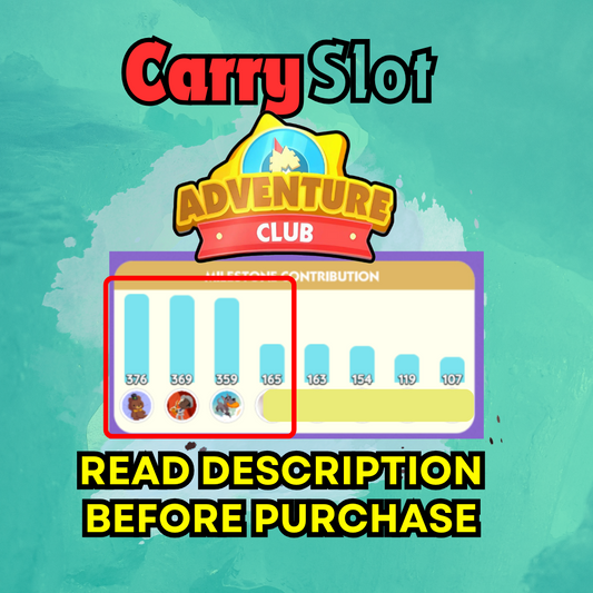 Adventure Club Event Carry Slot - Monopoly Go