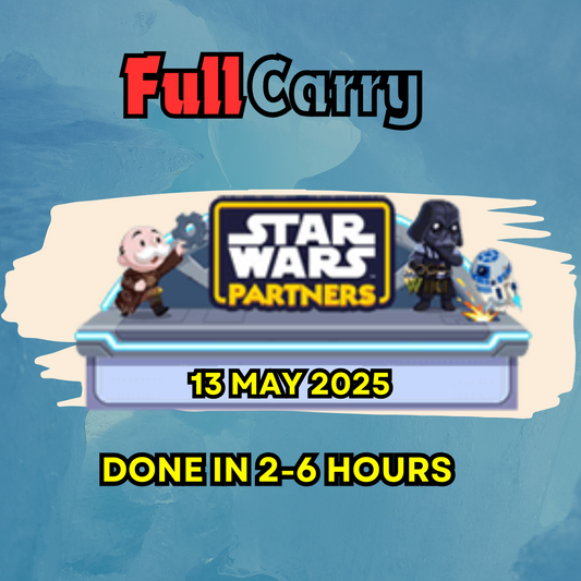 Star Wars Partner Event Full Carry Slot - Monopoly Go