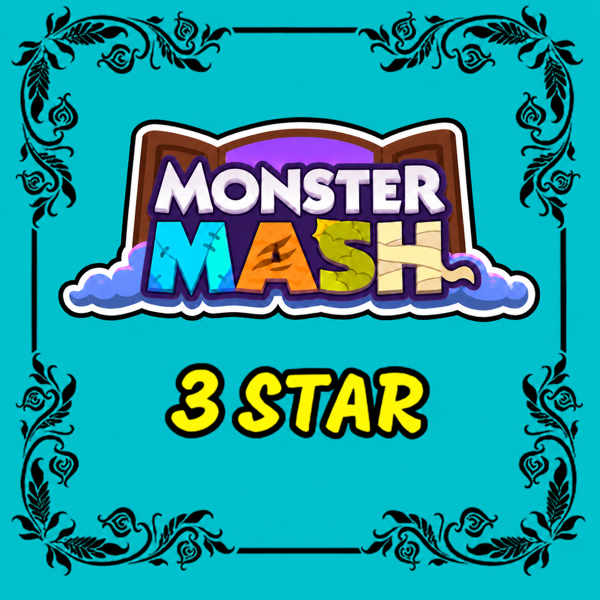 Monster Mash 3 Star Monopoly Go Sticker