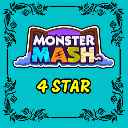 Monster Mash 4 Star Monopoly Go Sticker