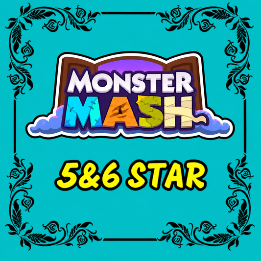 Monster Mash 5 and 6 Star Monopoly Go Sticker