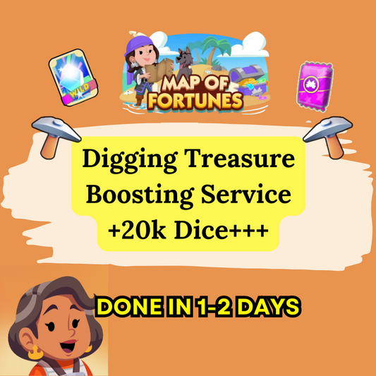 Treasure Digging Event Full Carry Service - Monopoly Go
